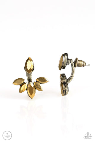 Paparazzi Radical Refinement - Brass Earrings
