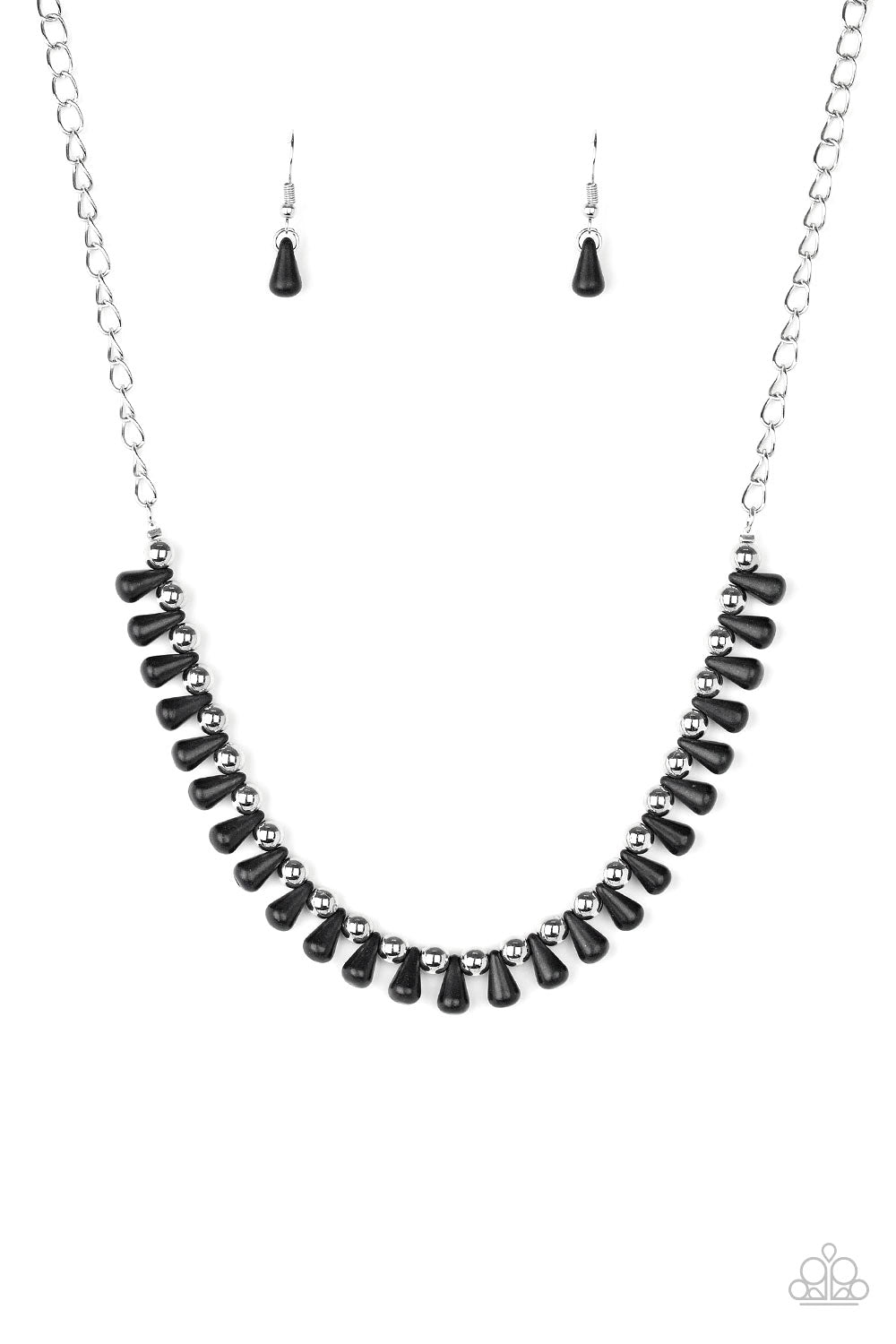Paparazzi Extinct Species - Black Necklace