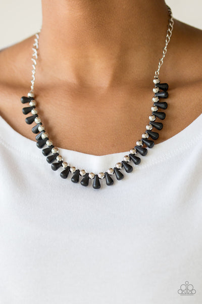 Paparazzi Extinct Species - Black Necklace