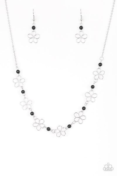 Paparazzi Always Abloom - Black Necklace