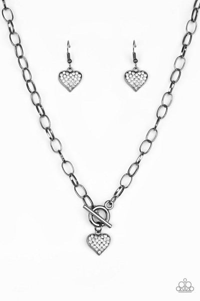Paparazzi Harvard Hearts - Black