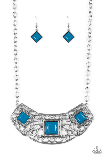 Paparazzi Feeling Inde-PENDANT - Blue Necklace