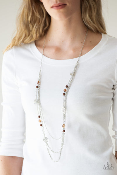 Paparazzi Pretty Pop-tastic! - Brown Necklace
