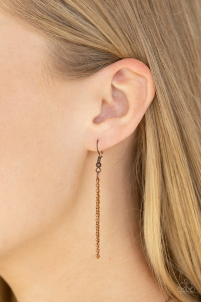 Paparazzi Totally Tassel - Copper Necklace