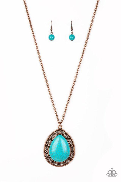 Paparazzi Full Frontier - Copper Necklace
