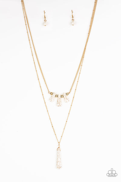 Paparazzi Basic Groundwork - Gold Necklace
