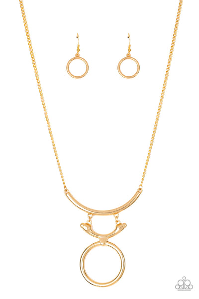 Paparazzi Walk Like An Egyptian - Gold Necklace