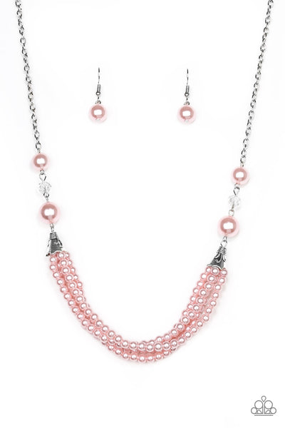 Paparazzi One-WOMAN Show - Pink Necklace