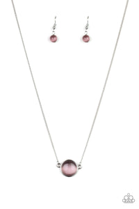 Paparazzi Rose-Colored Glasses - Purple Necklace