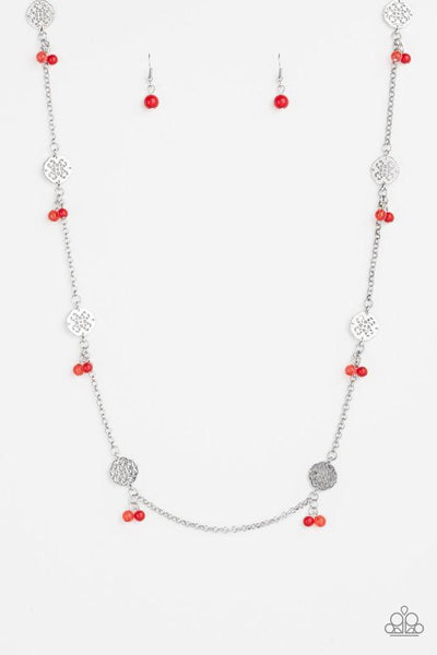 Paparazzi Color Boost - Red Necklace