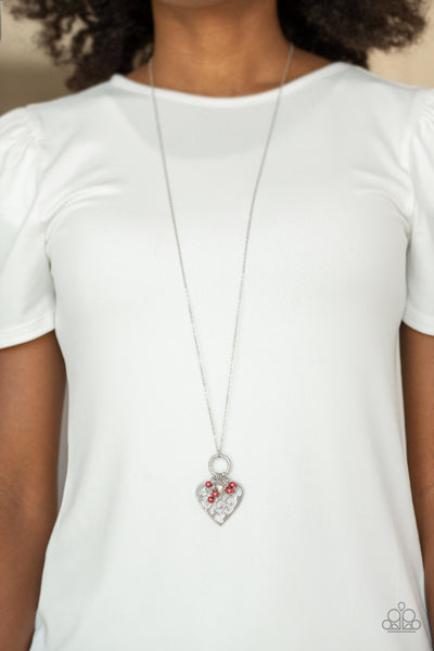 Paparazzi Romeo Romance - Red Necklace
