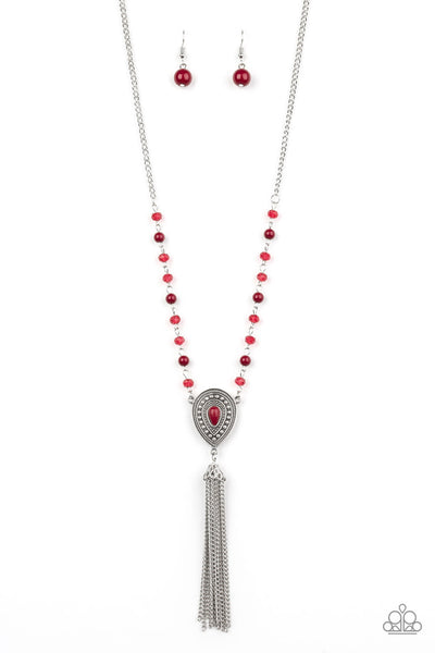 Paparazzi Soul Quest - Red Necklace
