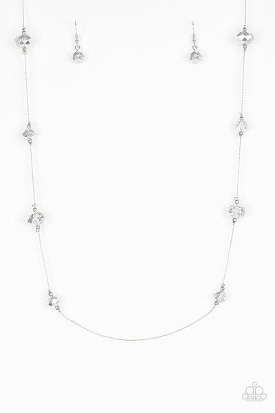 Paparazzi Champagne On The Rocks - Silver Necklace