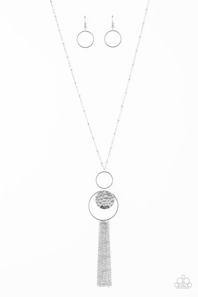 Paparazzi Faith Makes All Things Possible - Silver Necklace