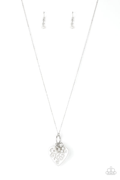 Paparazzi Romeo Romance - White Necklace