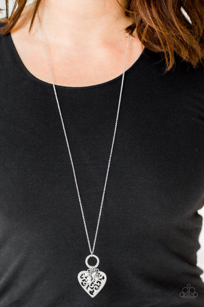 Paparazzi Romeo Romance - White Necklace
