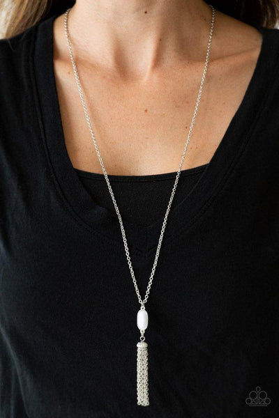 Paparazzi Tassel Tease - White