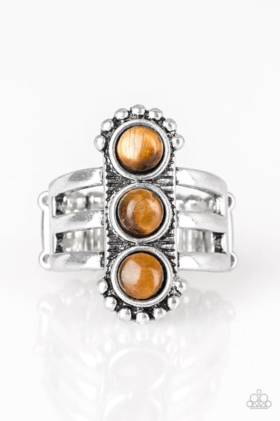 Paparazzi Rio Trio - Brown Ring
