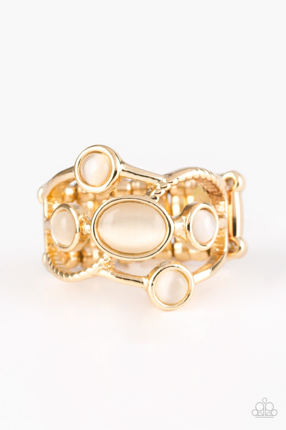 Paparazzi Moon Mood - Gold Ring