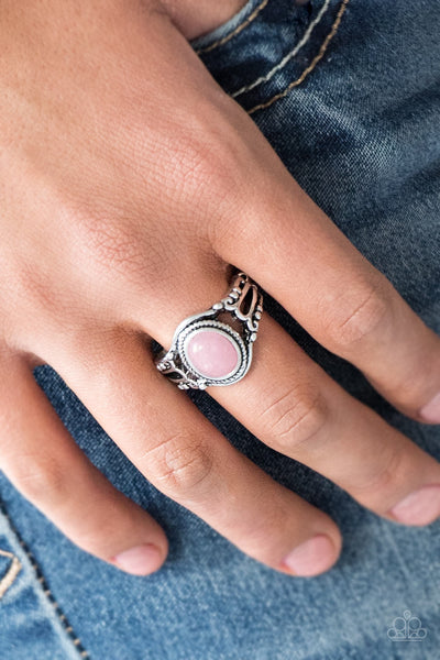 Paparazzi Peacefully Peaceful - Pink Ring
