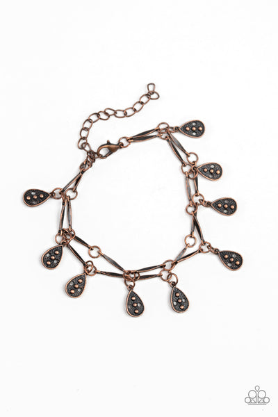 Paparazzi Gypsy Glee - Copper Bracelet