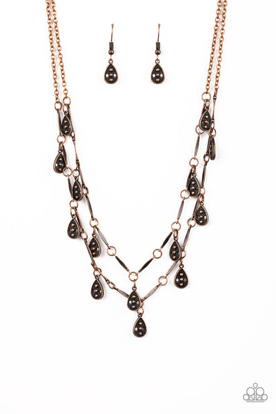 Paparazzi Galapagos Gypsy - Copper Necklace