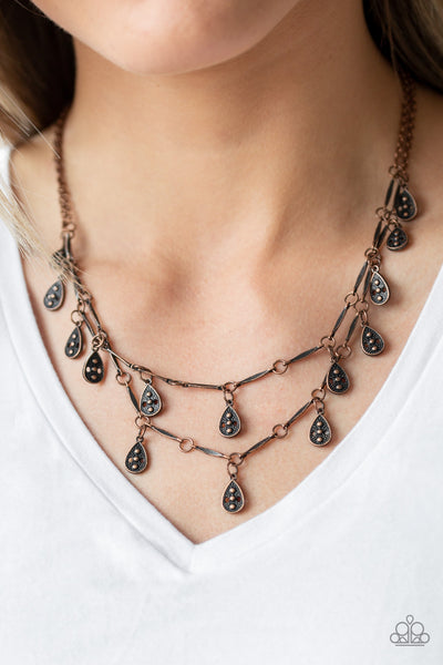 Paparazzi Galapagos Gypsy - Copper Necklace