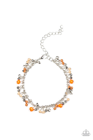 Paparazzi Aquatic Adventure - Orange Bracelet