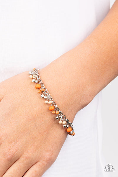 Paparazzi Aquatic Adventure - Orange Bracelet