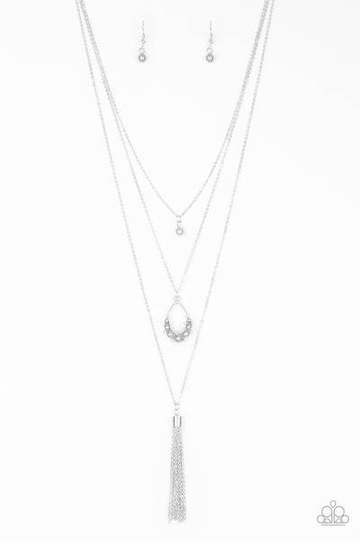 Paparazzi Be Fancy - Silver Necklace