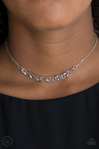 Paparazzi Cat Got Your Tongue? - Silver Necklace