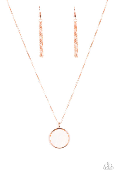 Paparazzi Shimmering Seashores - Copper Necklace