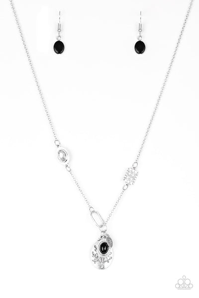 Paparazzi Wanderlust Way - Black Necklace