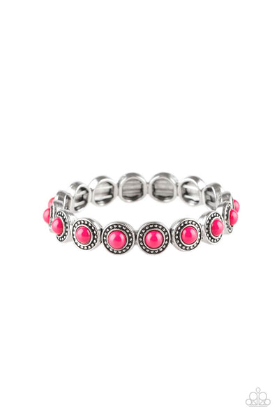 Paparazzi Globetrotter Goals - Pink Bracelet