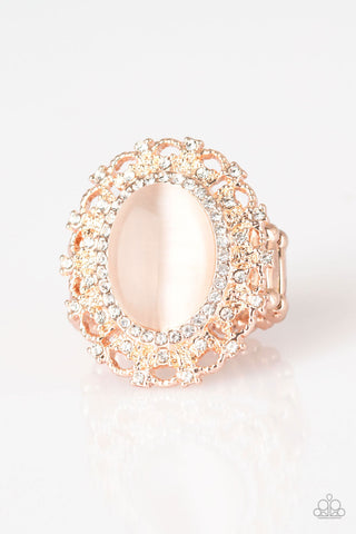 Paparazzi BAROQUE The Spell - Rose Gold Ring