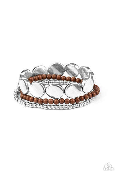 Paparazzi Beyond The Basics - Brown Bracelet