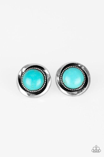 Paparazzi Out Of This Galaxy - Blue Earrings