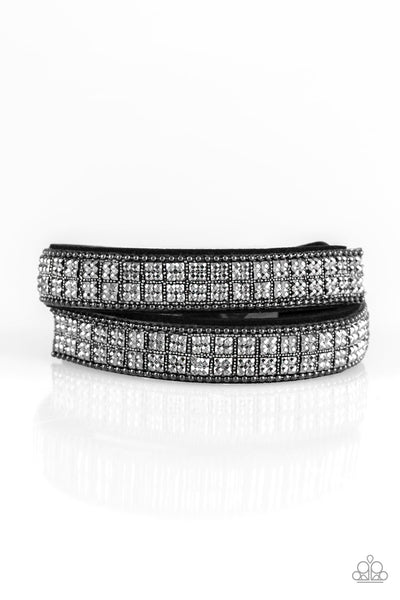 Paparazzi Rock Band Refinement - Black Bracelet