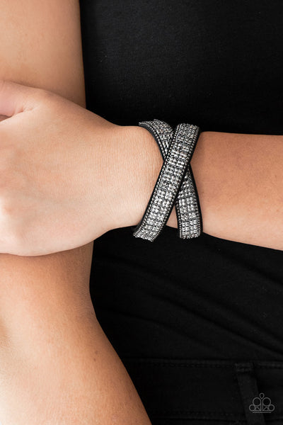 Paparazzi Rock Band Refinement - Black Bracelet