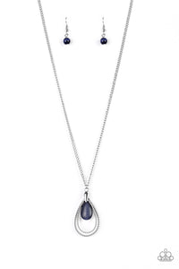 Paparazzi Teardrop Tranquility - Blue Necklace