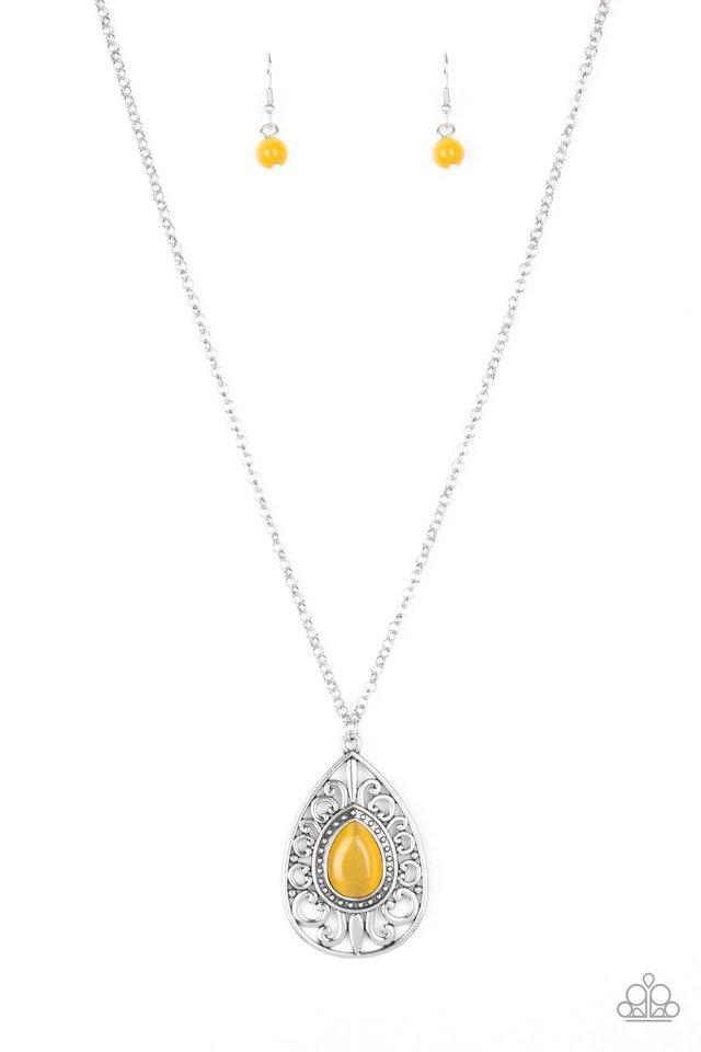 Paparazzi Modern Majesty - Yellow Necklace