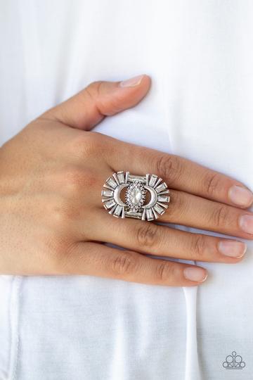 Paparazzi Deco Diva - White Ring