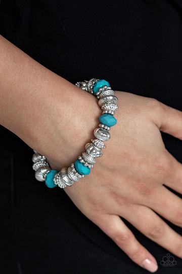 Paparazzi Live Life To The COLOR-fullest - Blue Bracelet