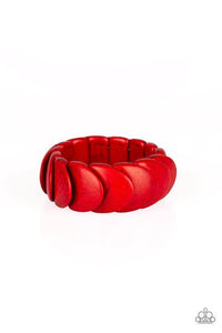 Paparazzi Nomadic Nature - Red Bracelet