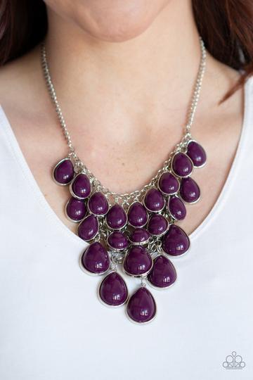 Paparazzi Shop 'Til You TEARDROP - Purple