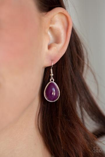Paparazzi Shop 'Til You TEARDROP - Purple