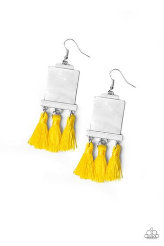 Paparazzi Tassel Retreat - Yellow