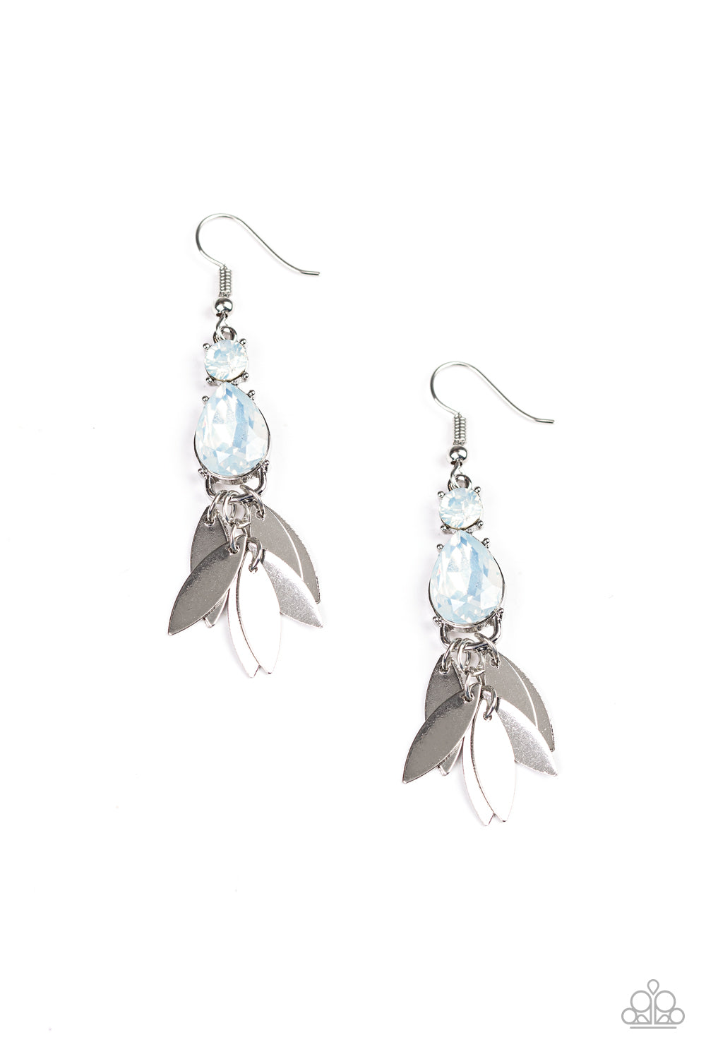 Paparazzi Tropical Tranquility - White Earrings