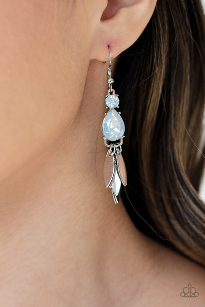 Paparazzi Tropical Tranquility - White Earrings