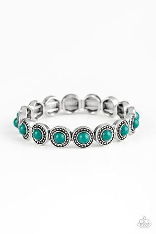 Paparazzi Globetrotter Goals - Green Bracelet
